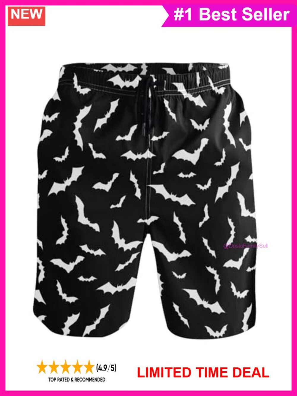 Men's Quick Dry Board Shorts Swim Trunks with Pockets